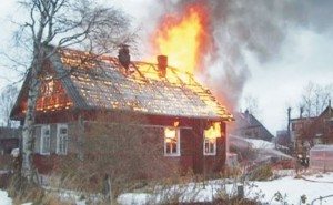 пожар дома