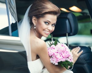невеста в машине