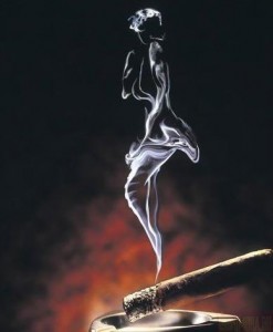 дым от сигареты